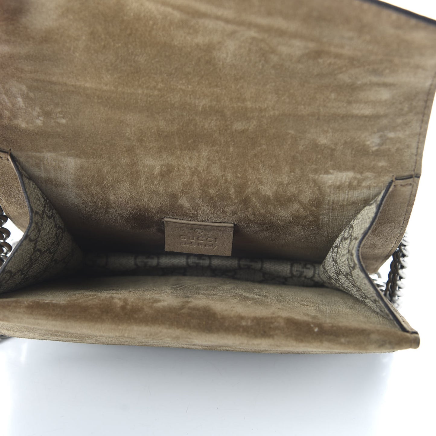GG Supreme Monogram Mini Dionysus Shoulder Bag Taupe