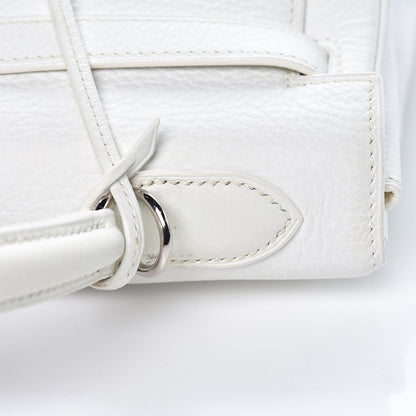 Hermes Taurillon Clemence Toile Kelly Retourne 32 White 33 of 40