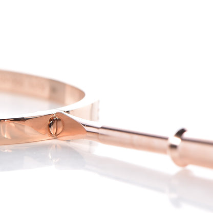 Cartier 18K Pink Gold Small LOVE Bracelet 17 4 of 6