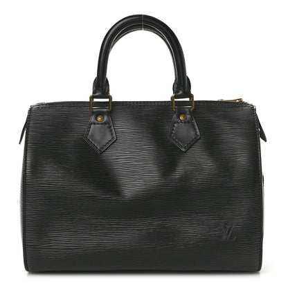 Louis Vuitton Epi Speedy 25 Black 1 of 12