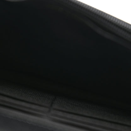 Chanel Caviar Sheepskin Chevron Quilted Vintage Mademoiselle Wallet On Chain WOC Black 5 of 14