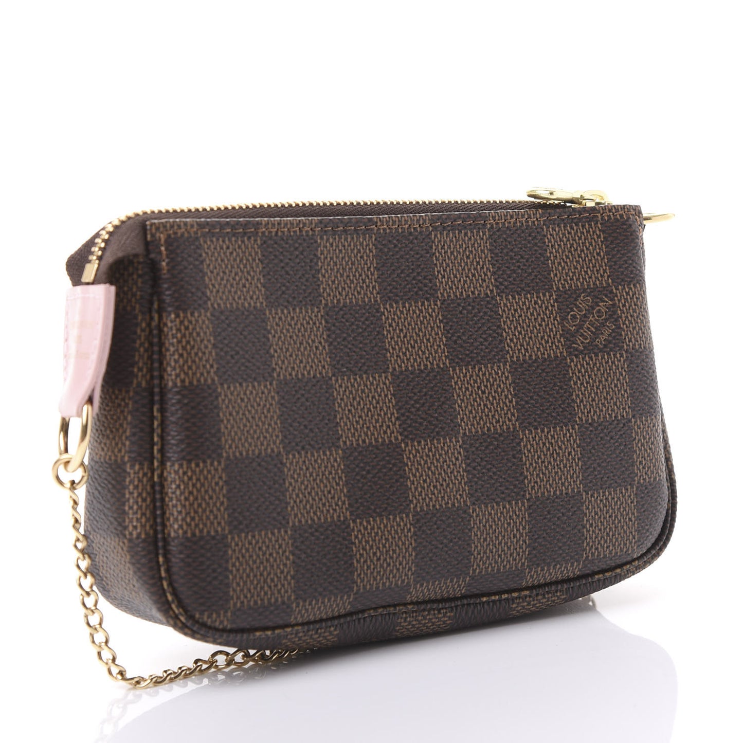 Damier Ebene 2020 Christmas Animation Big Wheel Mini Pochette Accessories Rose Ballerine