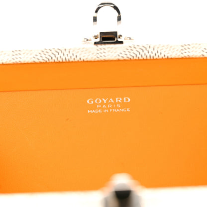 Goyard Goyardine Minaudiere Trunk Bag White 6 of 15