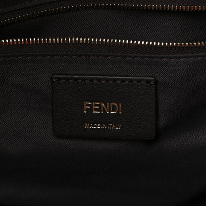 Fendi Nappa FF 1974 Embossed Small Boston Fragola 5 of 11