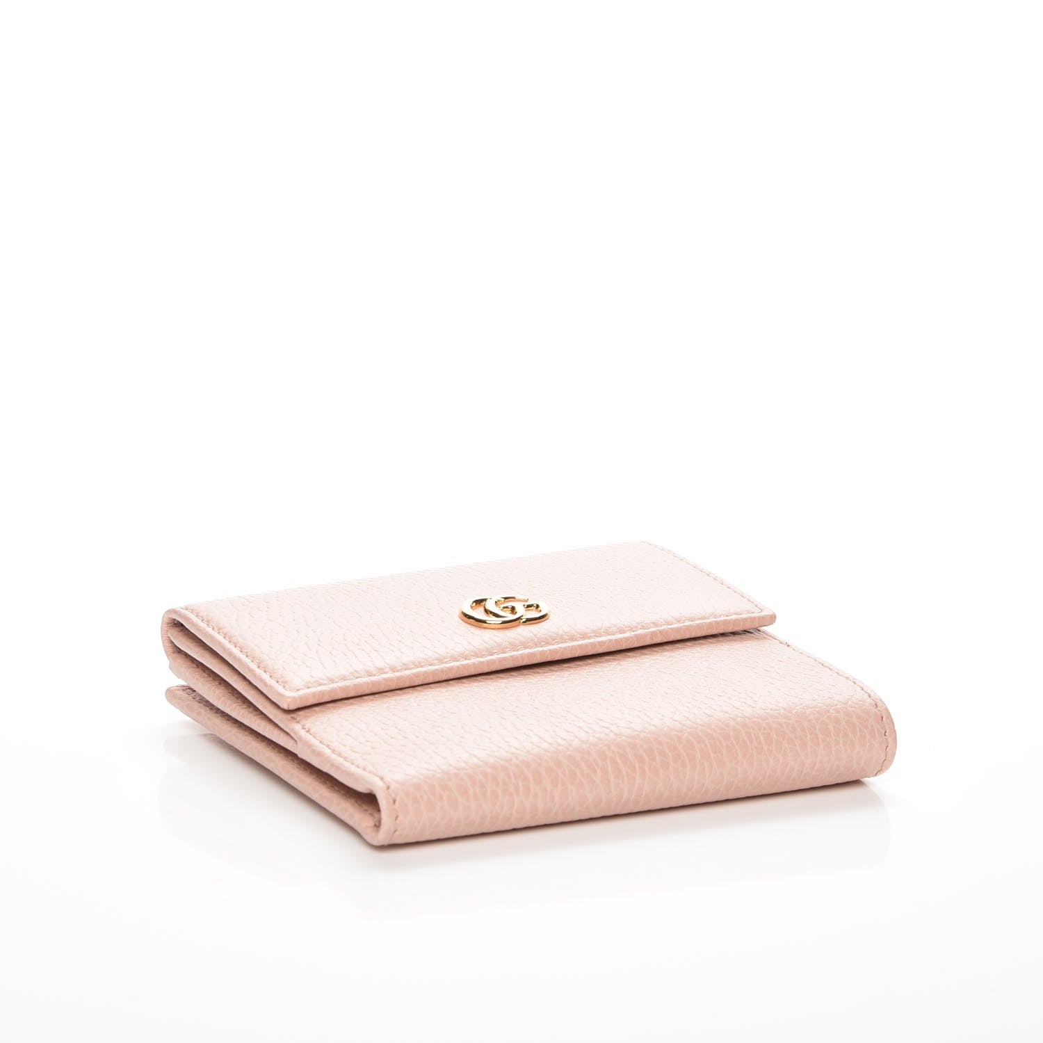 Gucci Dollar Calfskin Double G French Flap Wallet Perfect Pink 4 of 8