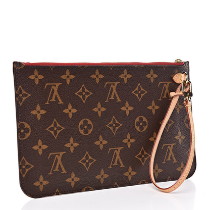 Louis Vuitton Monogram Neverfull MM GM Pochette Cherry 3 of 8