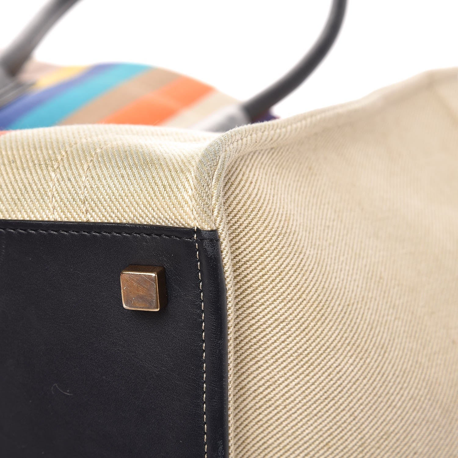 Celine Cotton Canvas Medium Phantom Luggage Multicolor 10 of 12