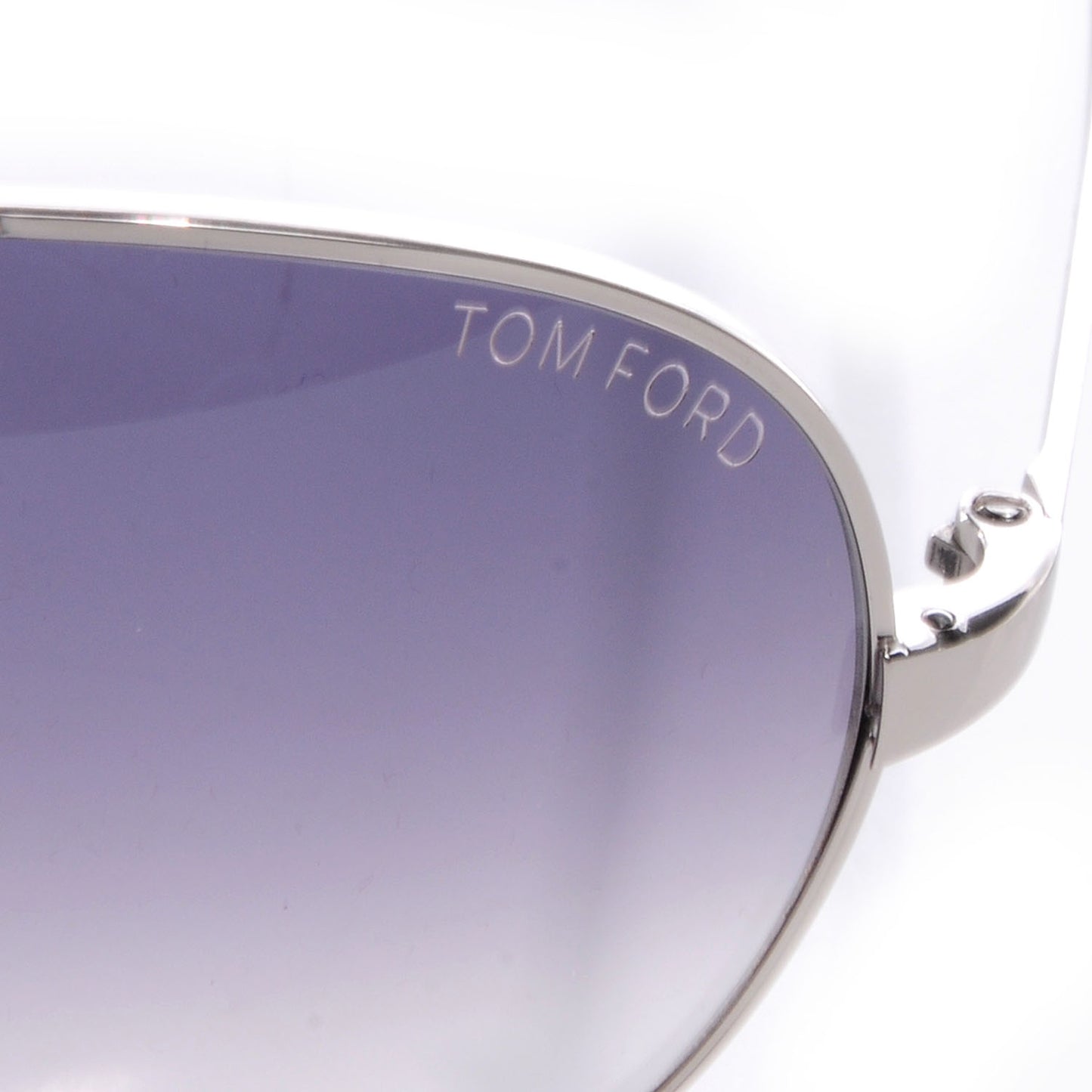 Metal Charles Aviator Sunglasses TF35 Silver