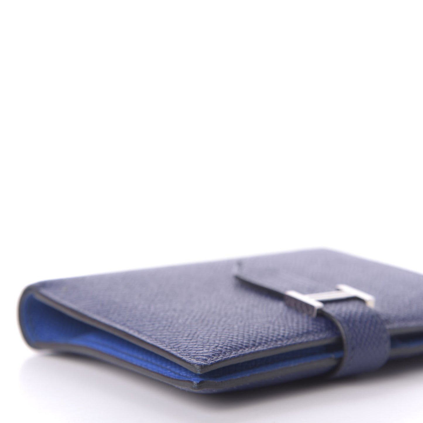 Epsom Bearn Verso Compact Wallet Bleu Encre Zellige