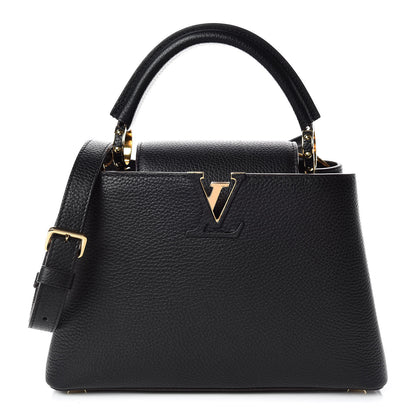 Louis Vuitton Taurillon Capucines BB Black 1 of 9