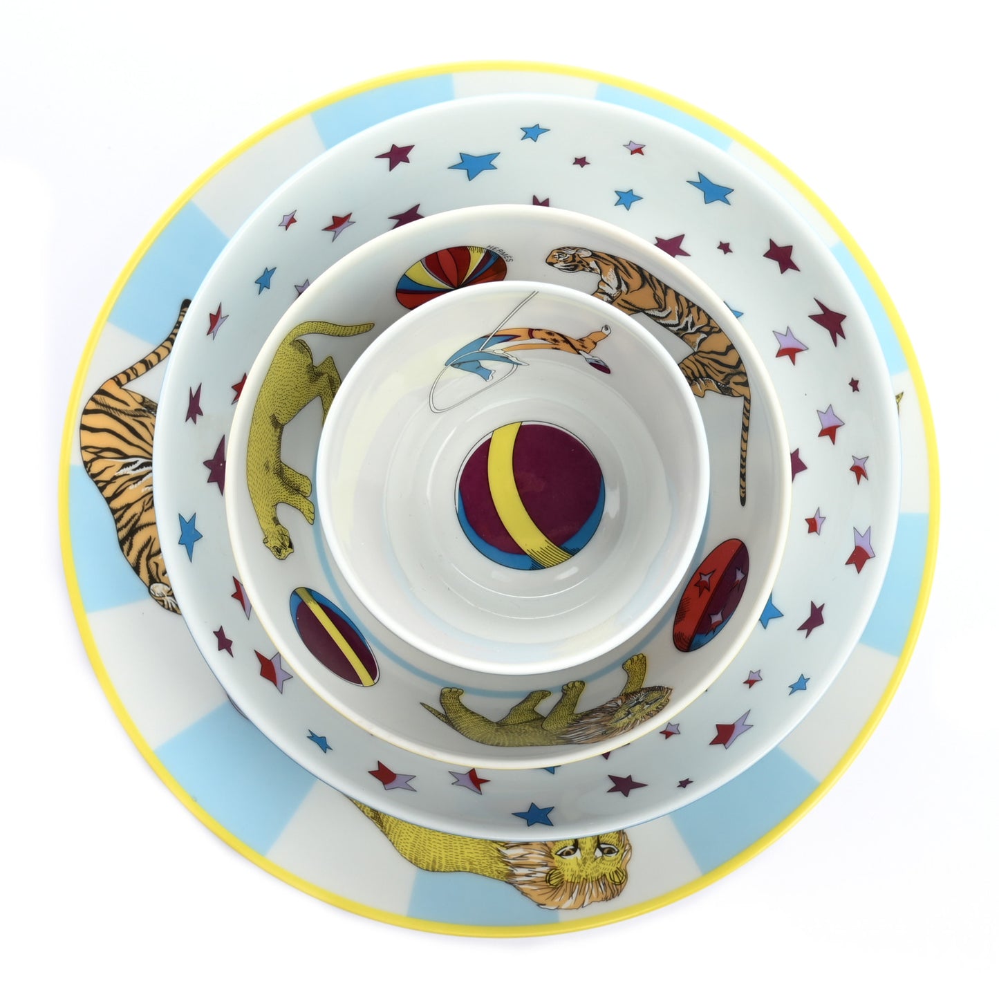 Porcelain Circus Set of 4