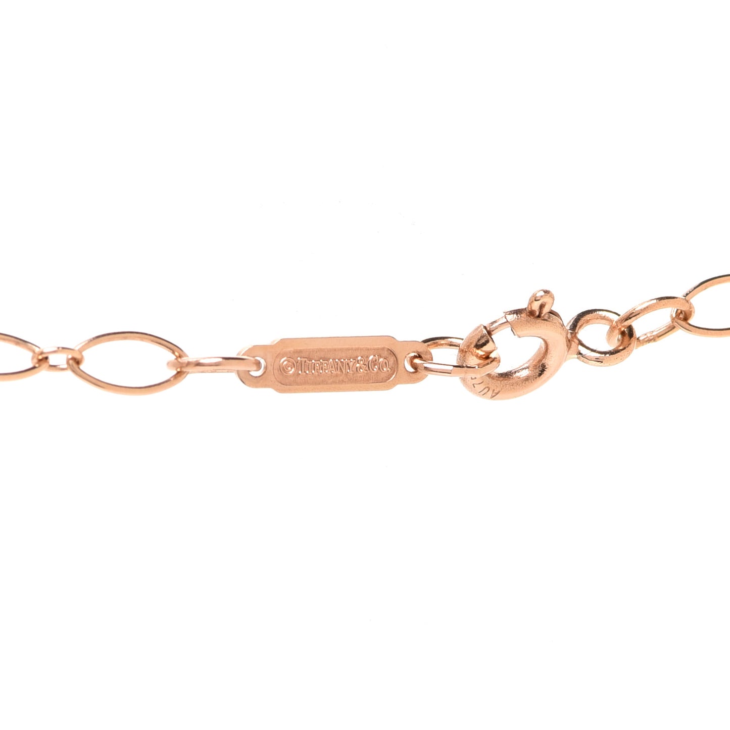 18K Rose Gold Oval Link Chain 18"