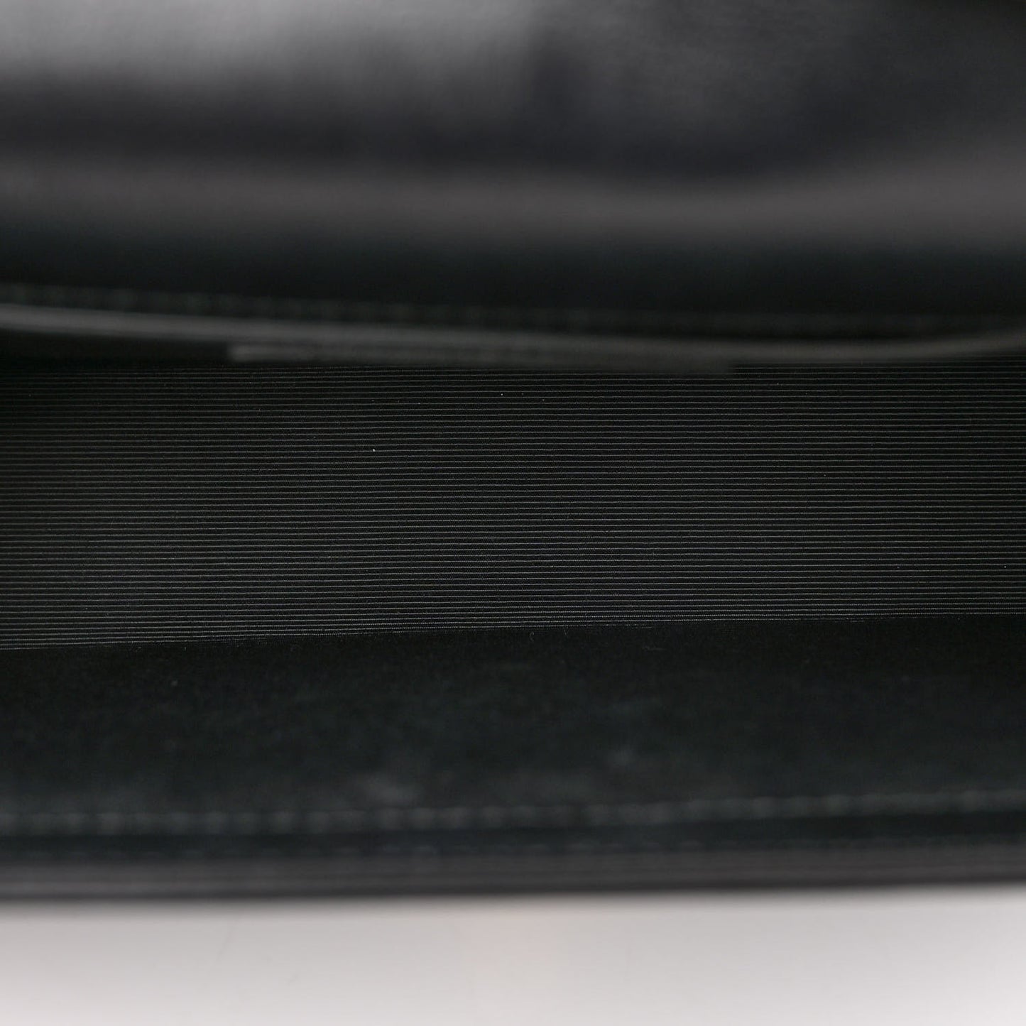 Smooth Calfskin Medium Braided Monogram Kate Satchel Black