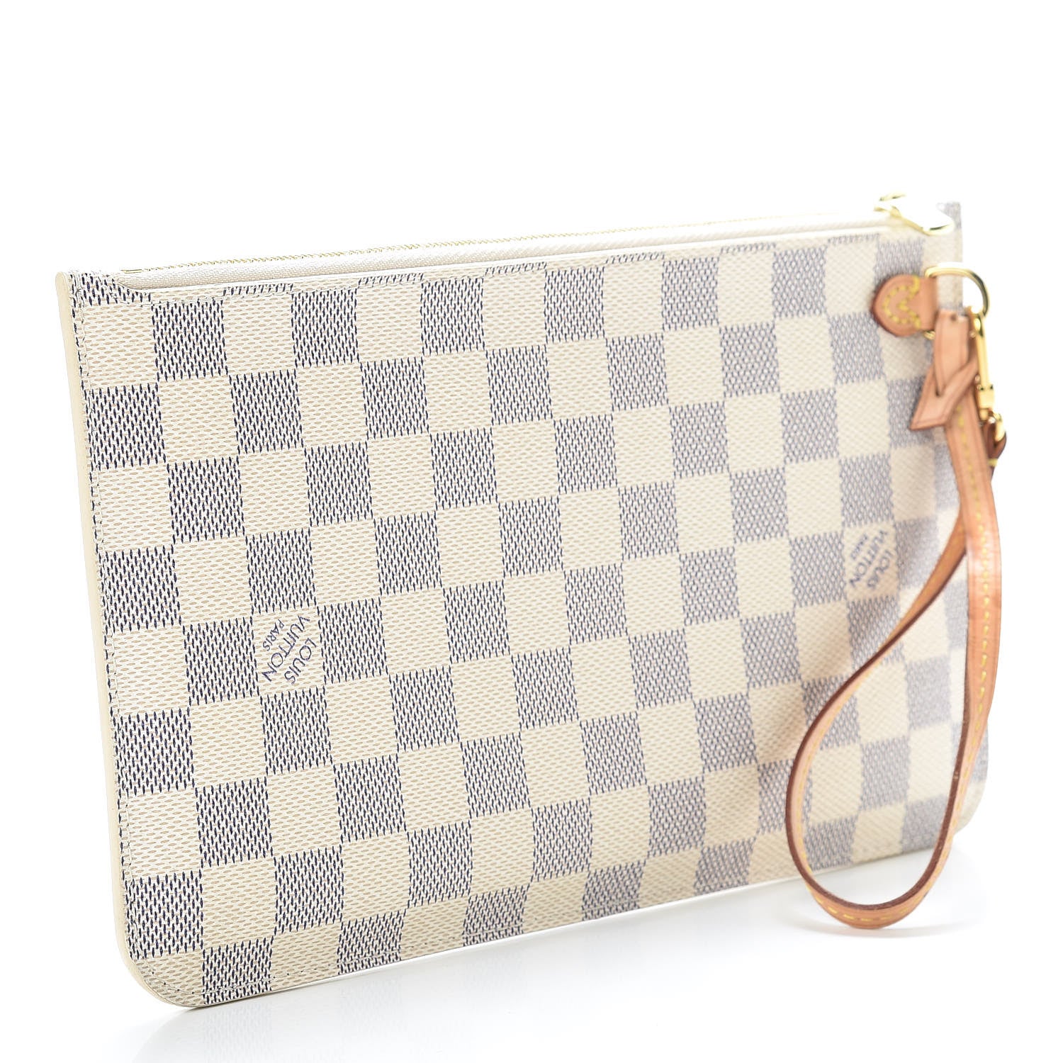 Louis Vuitton Damier Azur Neverfull MM GM Pochette 3 of 11