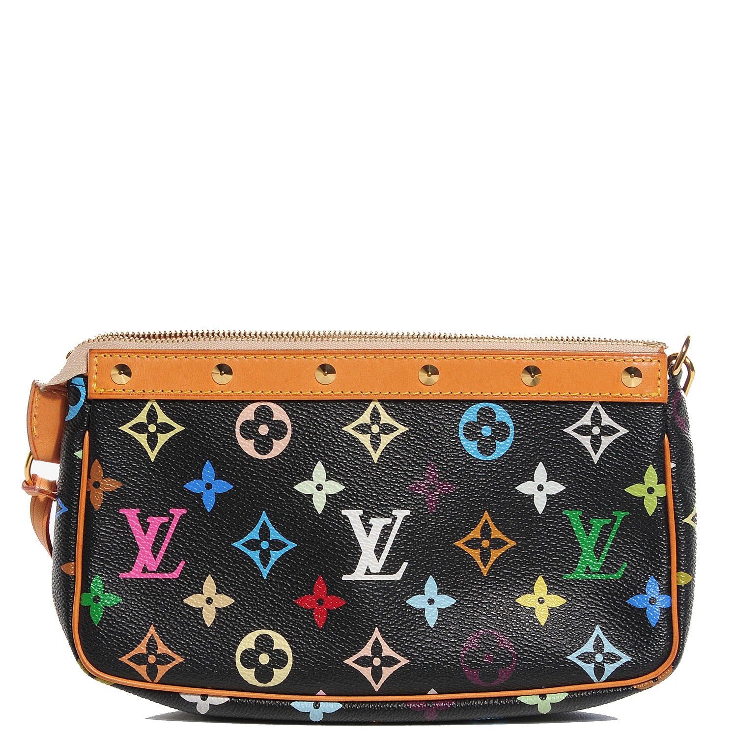 Louis Vuitton Monogram Multicolor Pochette Accessories Black 1 of 7