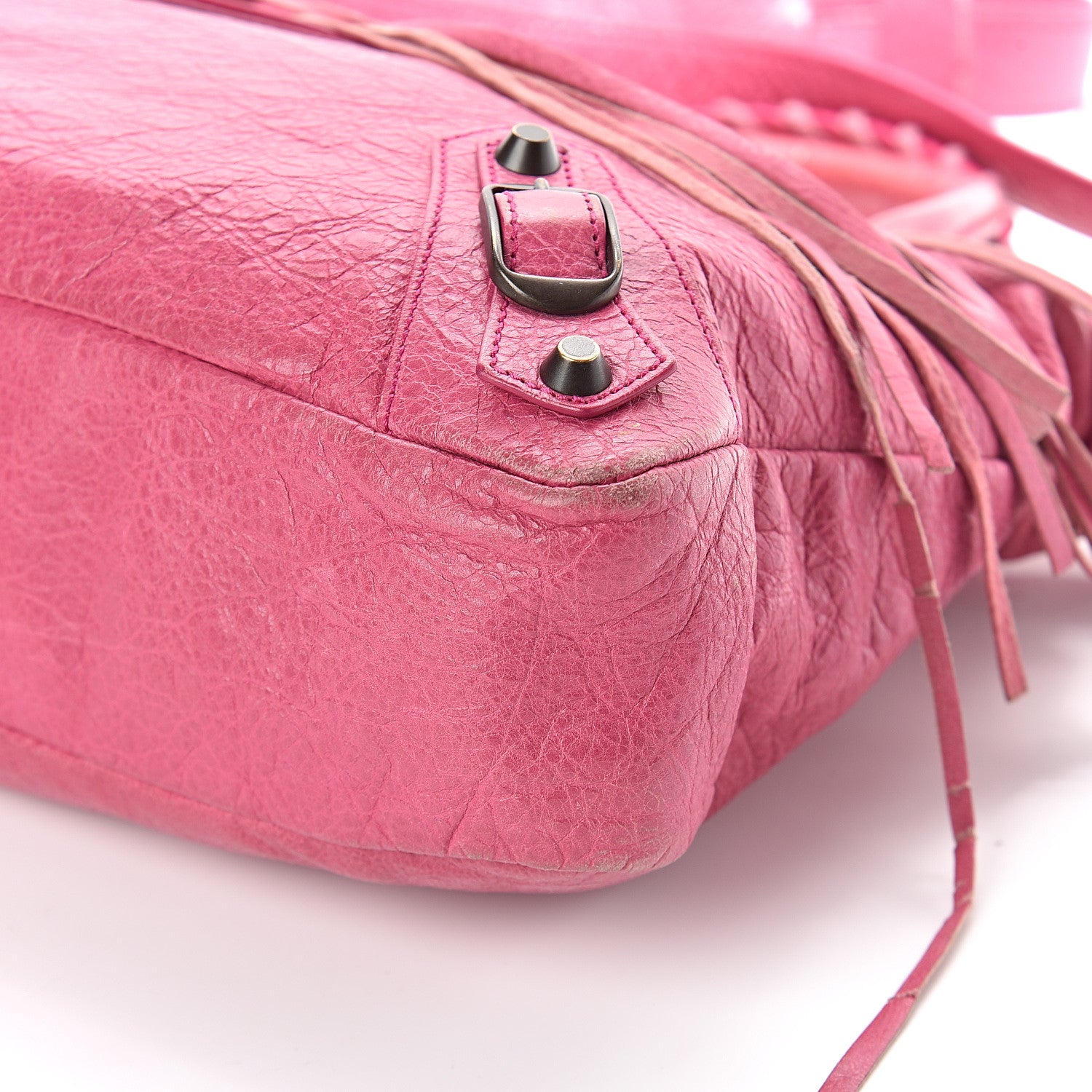 Balenciaga Agneau Classic Hardware Town Cyclamen Fucsia 7 of 8