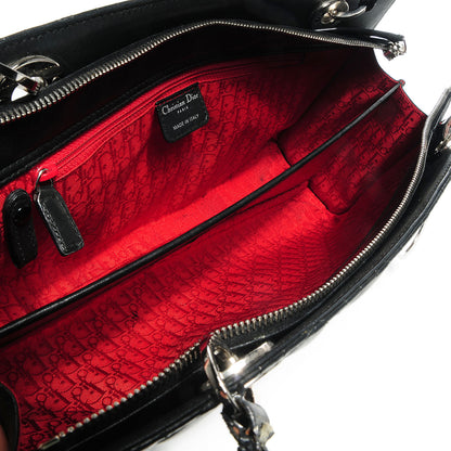 Christian Dior Lambskin Cannage Soft Lady Dior East West Black 5 of 7