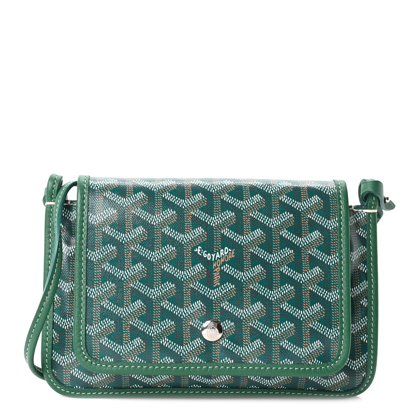 Goyardine Plumet Wallet Clutch Green
