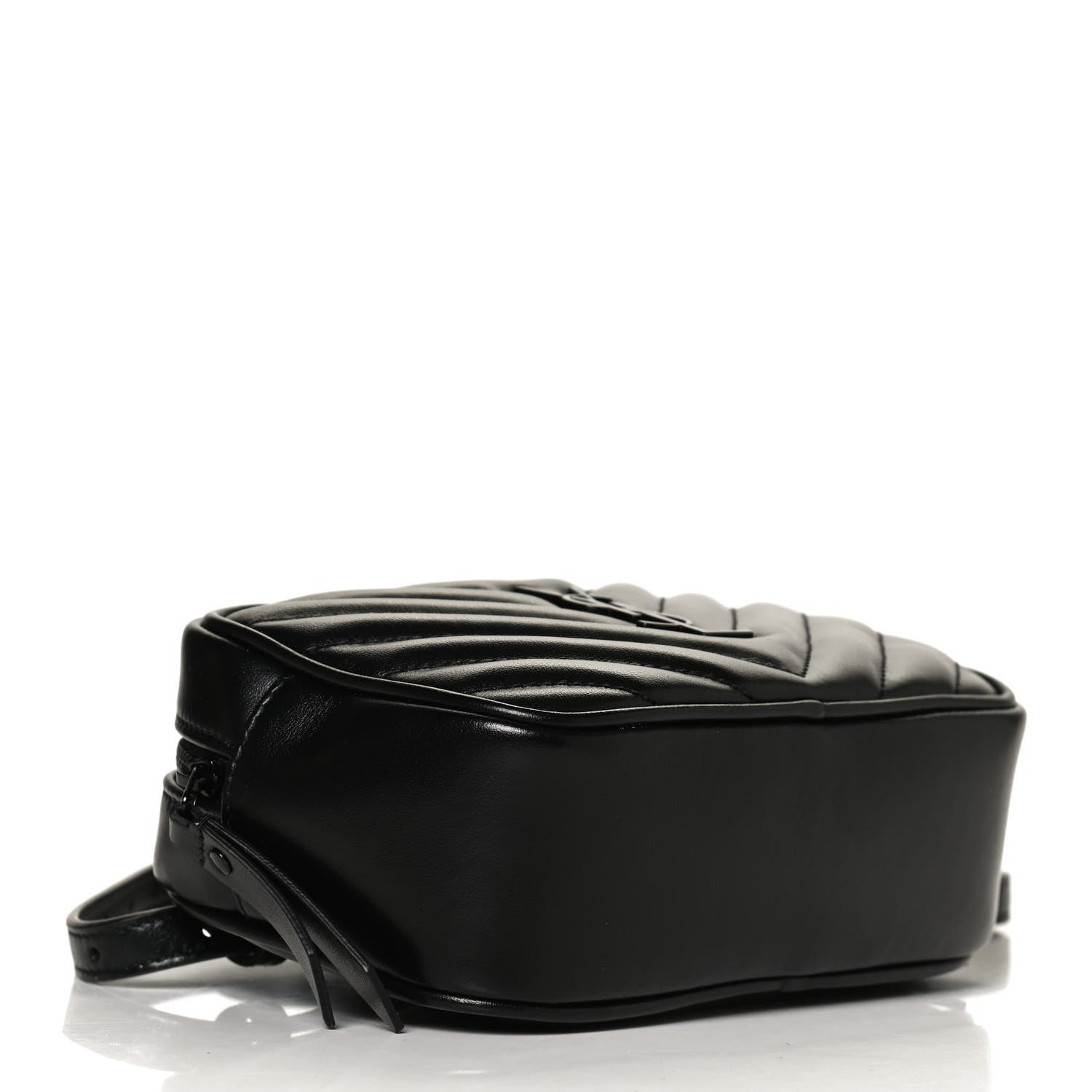 Saint Laurent Calfskin Matelasse Monogram Lou Belt Bag Black 3 of 12