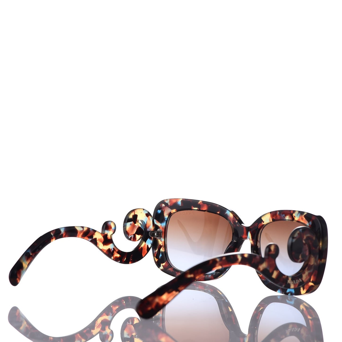 Acetate Baroque Sunglasses SPR 27O Blue Tortoise