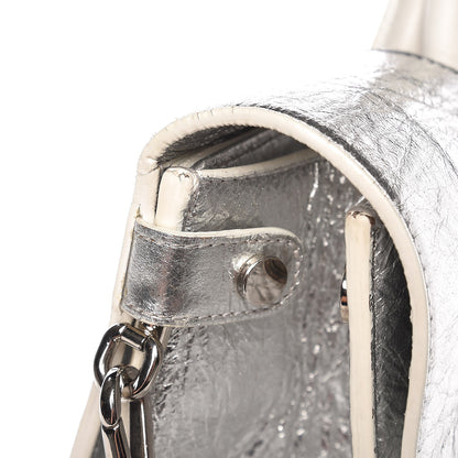 Christian Dior Metallic Calfskin Medium Diorever Flap Silver 6 of 10