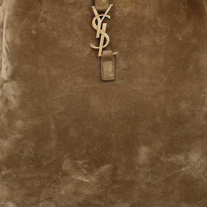 Saint Laurent Suede Large Le 5 A 7 Soft Hobo New Barley 8 of 10