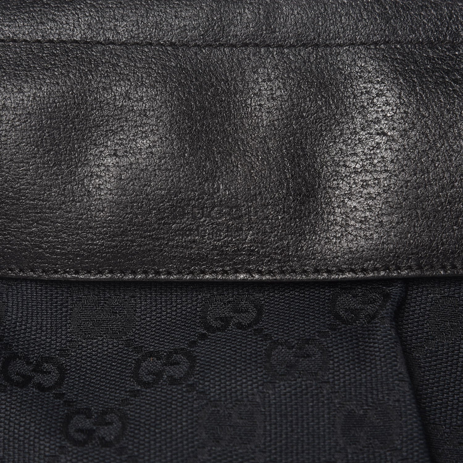 Gucci GG Monogram Double Pocket Belt Bag Black 8 of 9