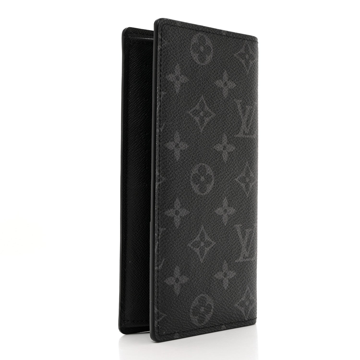 Louis Vuitton Monogram Eclipse Brazza Wallet 3 of 6
