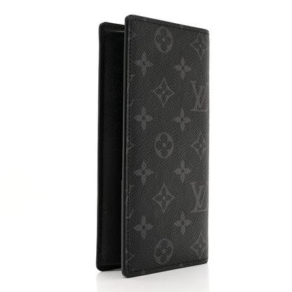 Louis Vuitton Monogram Eclipse Brazza Wallet 3 of 6