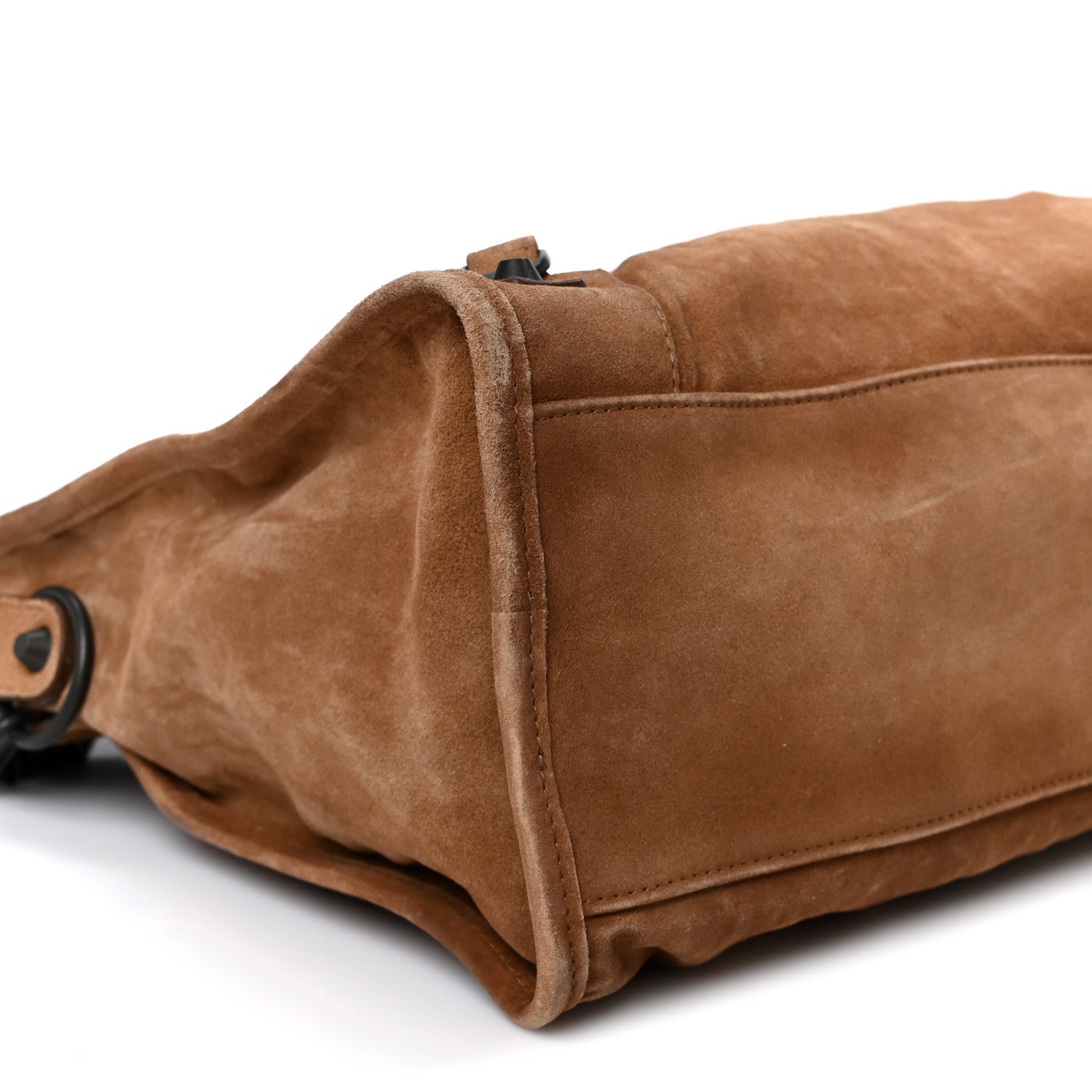 Balenciaga Waxed Suede Calfskin Classic Hardware Medium Le City Camel 8 of 9