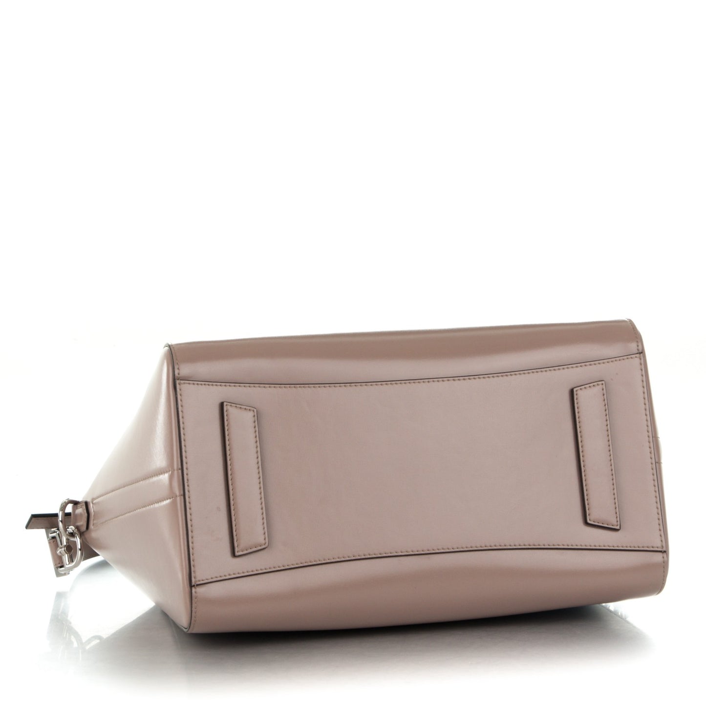Shiny Lord Calfskin Medium Antigona Taupe