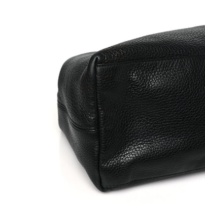 Gucci Pebbled Calfskin Large Soho Chain Shoulder Bag Black 9 of 14