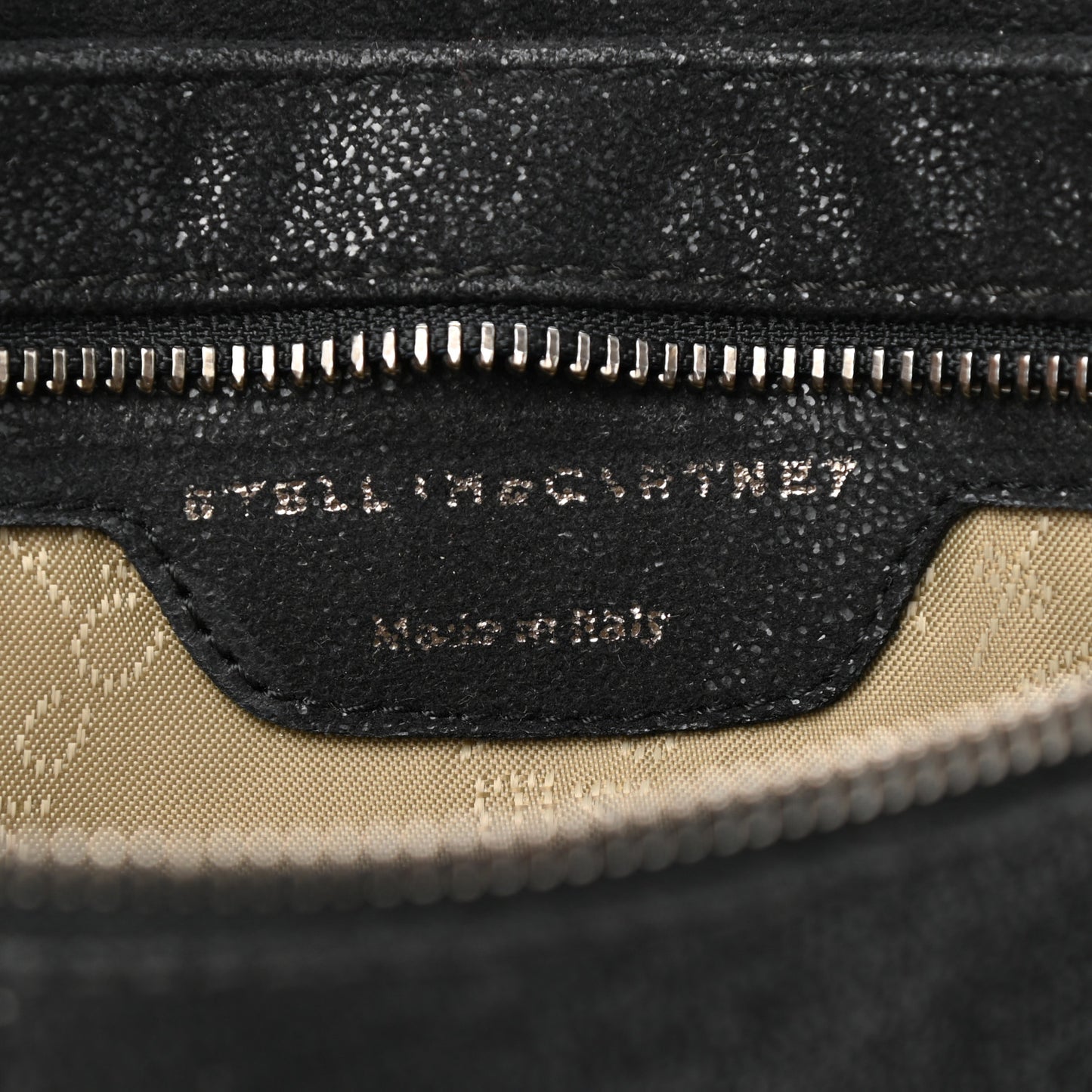 Shaggy Deer Falabella Fold Over Clutch Black