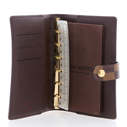 Louis Vuitton Damier Ebene Small Ring Agenda Cover 5 of 6