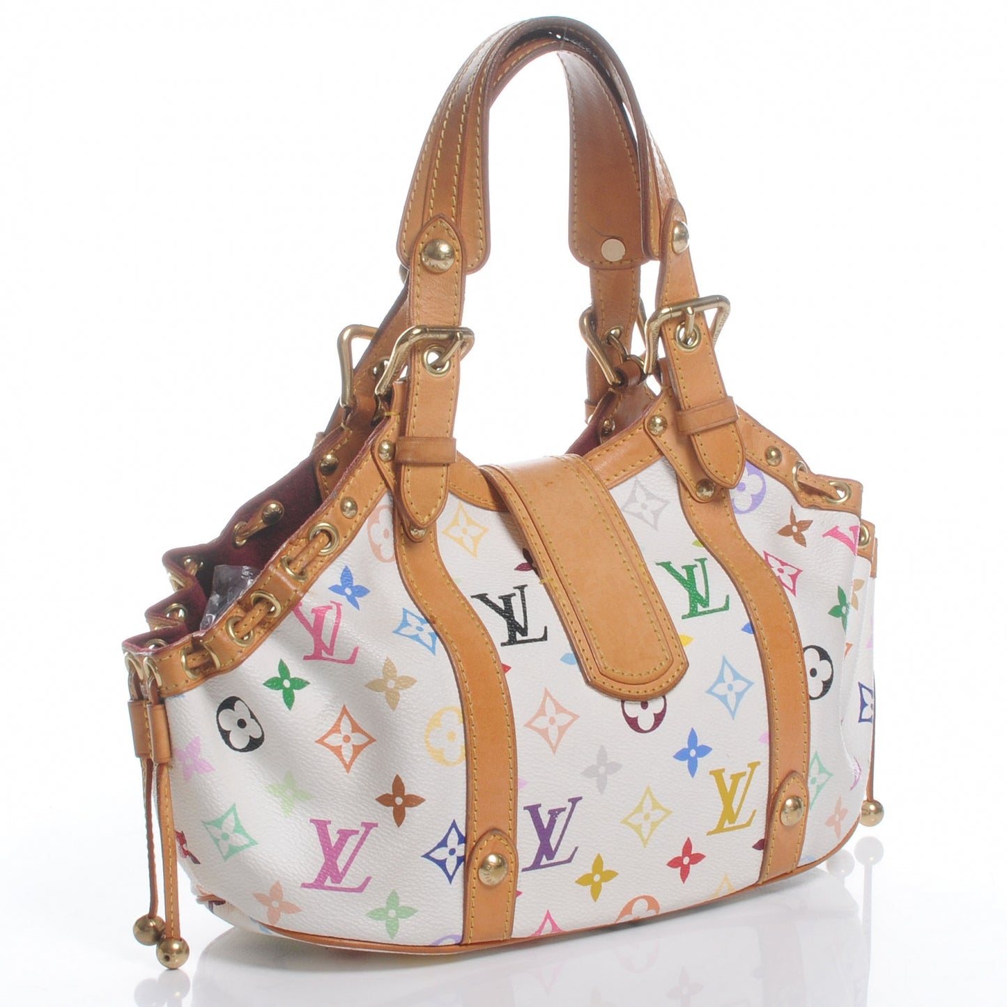 Monogram Multicolor Theda GM White