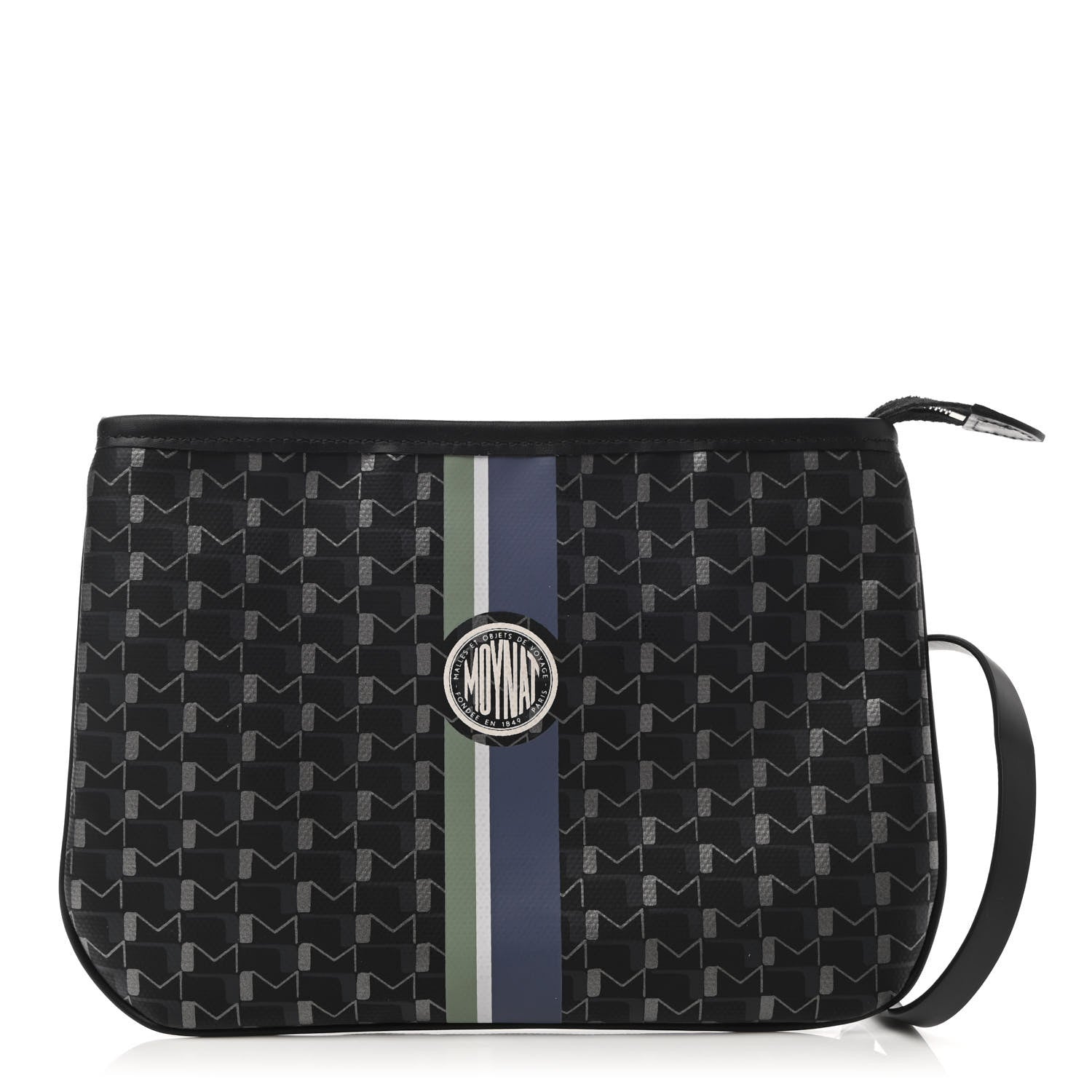 Moynat Toile 1920 Oh! Trousse Pm Pouch Carbon Silver 1 of 6