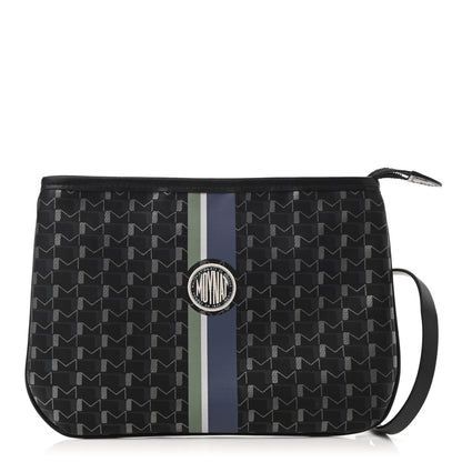 Moynat Toile 1920 Oh! Trousse Pm Pouch Carbon Silver 1 of 6