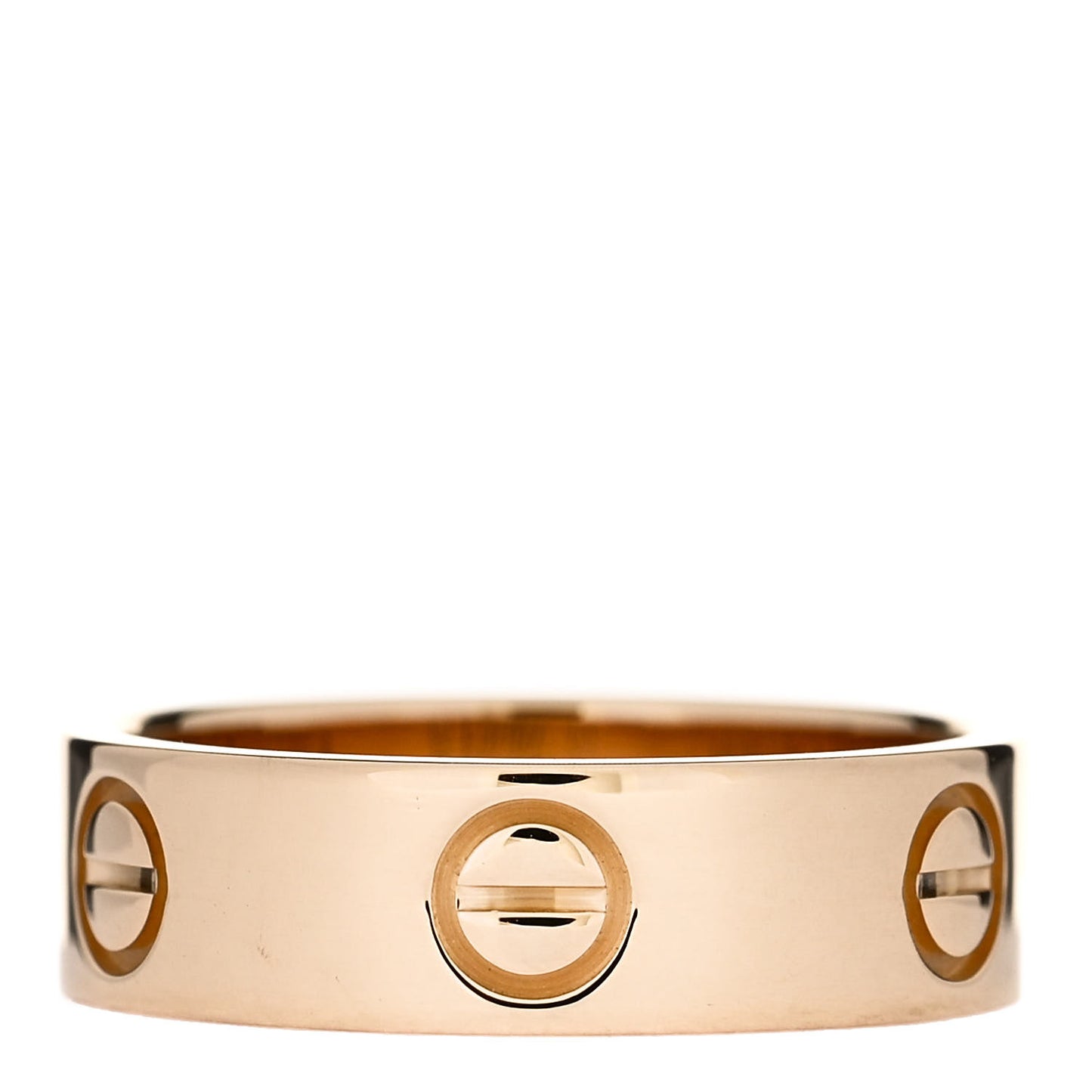 18K Yellow Gold 5.5mm LOVE Ring 54 6.75
