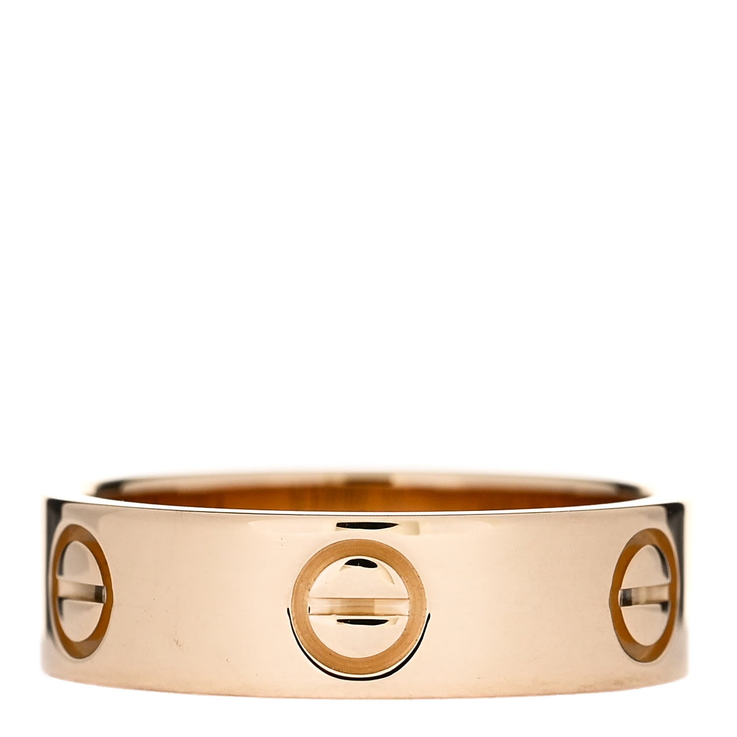 Cartier 18K Yellow Gold 5.5mm LOVE Ring 54 6.75 3 of 4