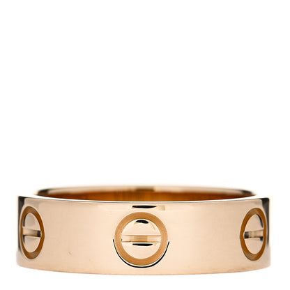 Cartier 18K Yellow Gold 5.5mm LOVE Ring 54 6.75 3 of 4