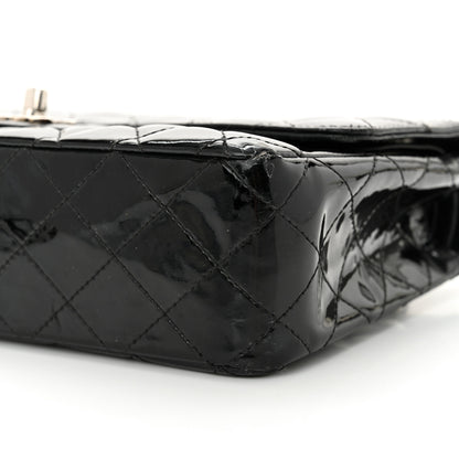 Chanel Patent Quilted Medium Double Flap Black 10 of 14