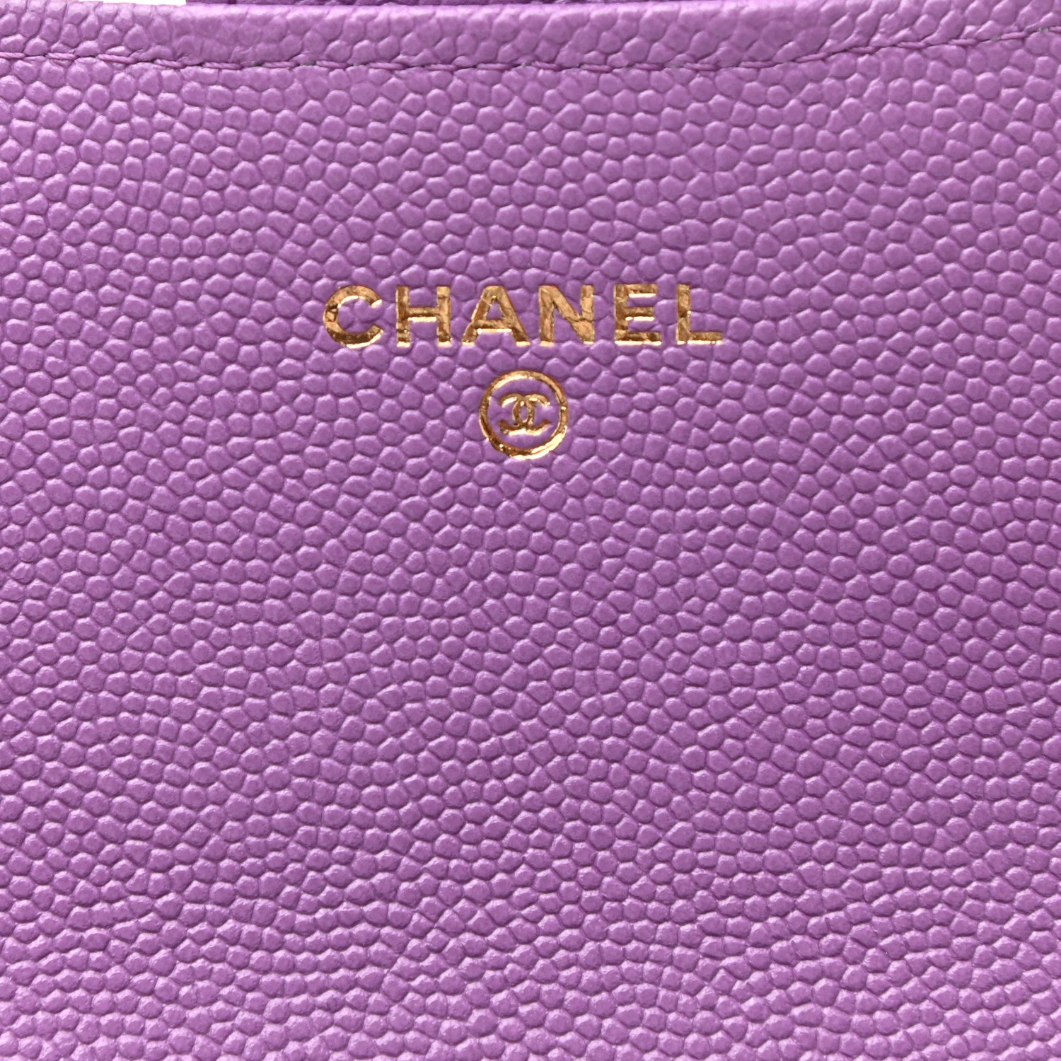 Chanel Caviar Quilted Large Flap Wallet Purple 6 of 9
