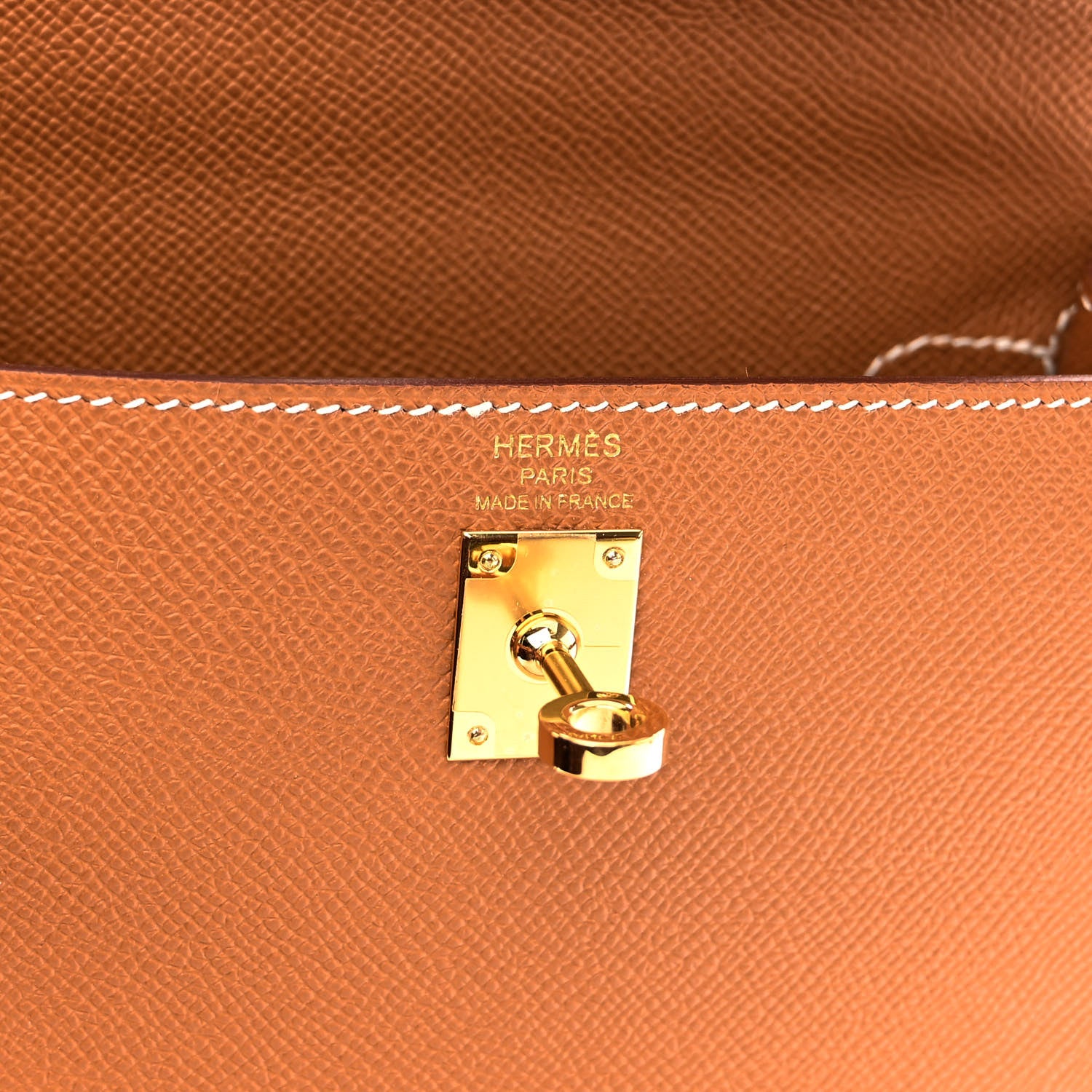 Hermes Epsom Kelly Sellier 25 Gold 6 of 10
