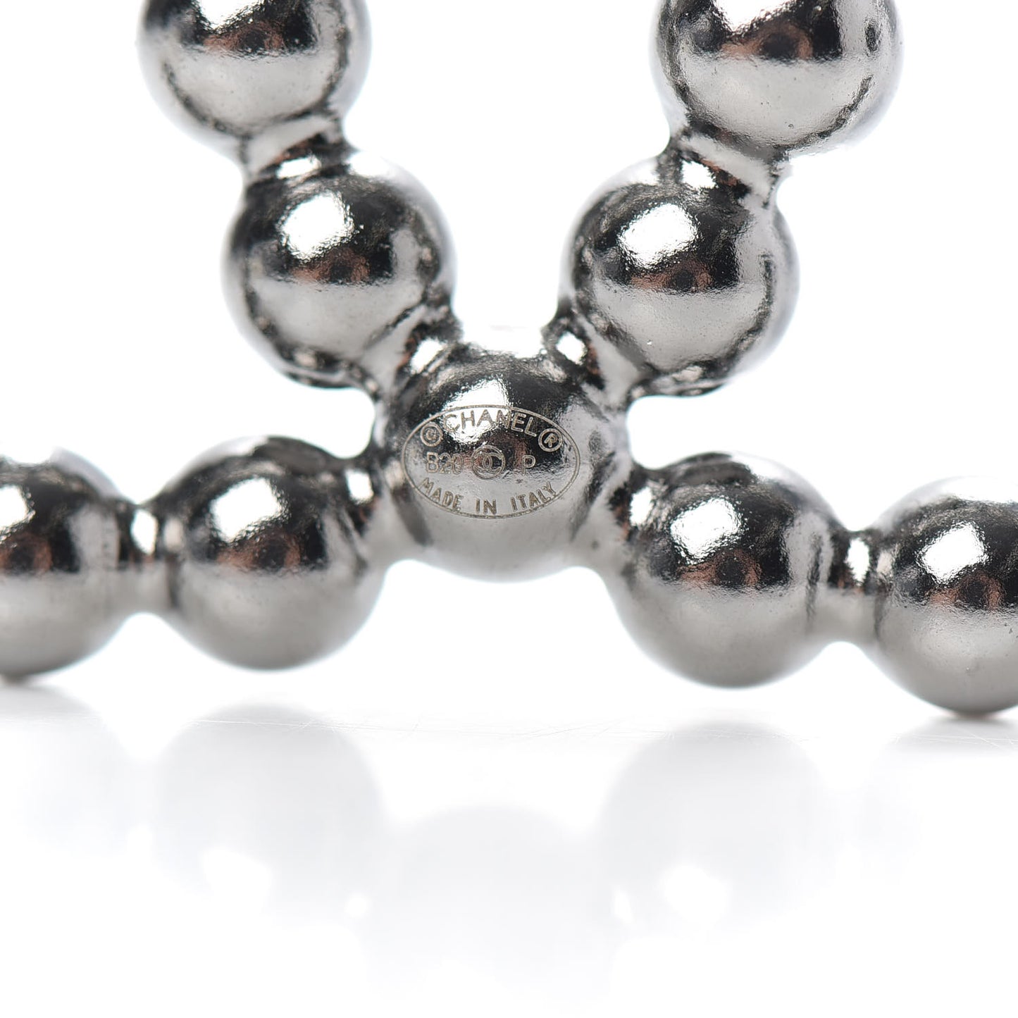 Pearl Crystal Bright Young Things CC Brooch Silver