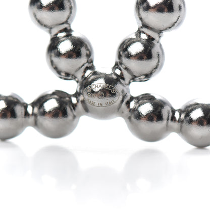 Chanel Pearl Crystal Bright Young Things CC Brooch Silver 4 of 5