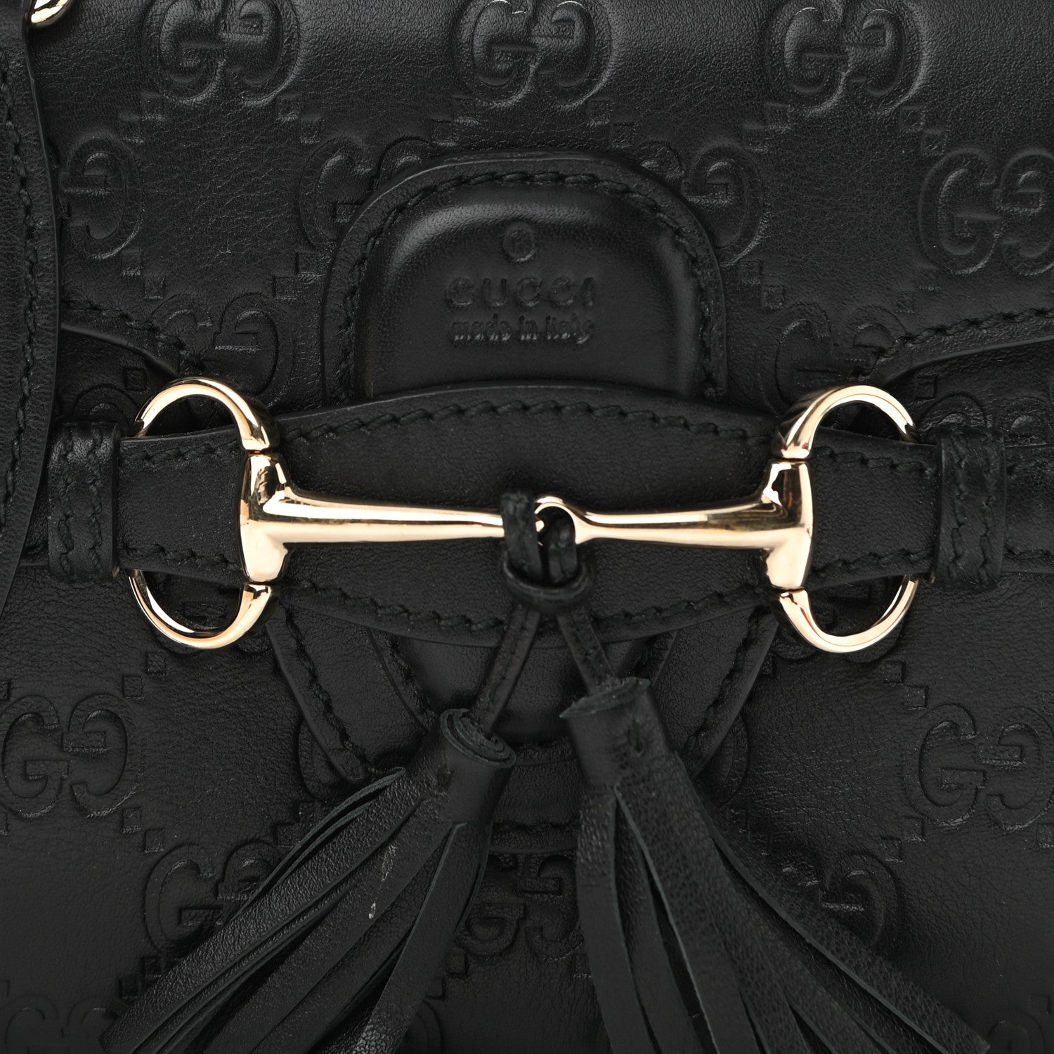 Gucci Microguccissima Mini Emily Shoulder Bag Black 9 of 13