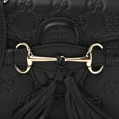 Gucci Microguccissima Mini Emily Shoulder Bag Black 9 of 13