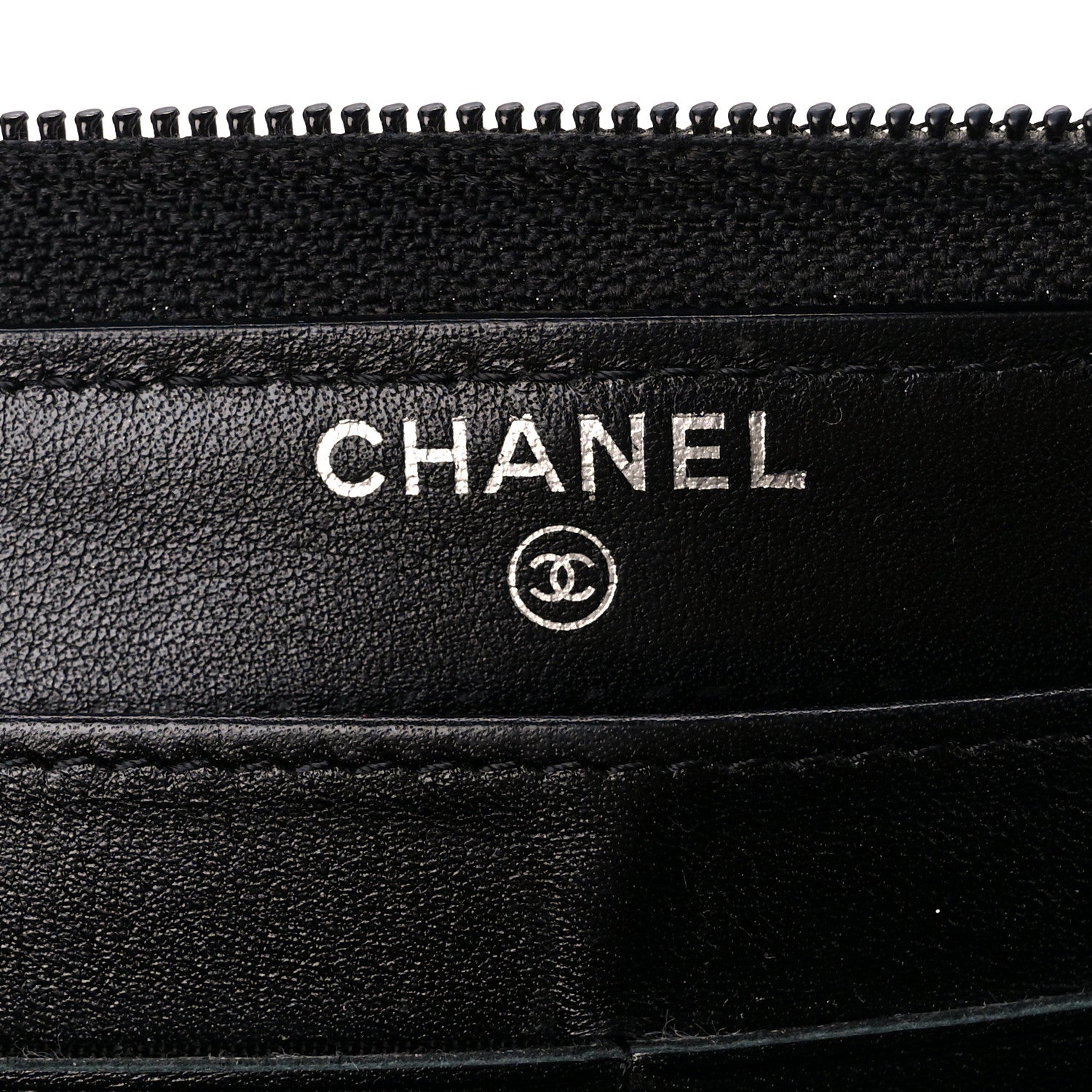 Chanel Caviar Large Timeless CC Zip Around Wallet Black 6 of 11
