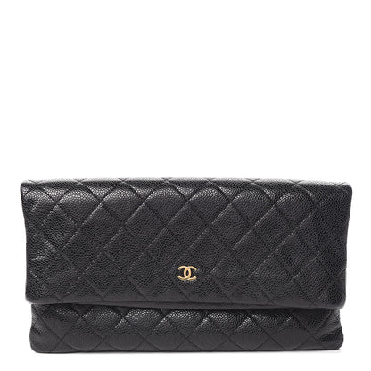 Chanel Caviar Quilted CC Beauty Clutch Black 1 of 7