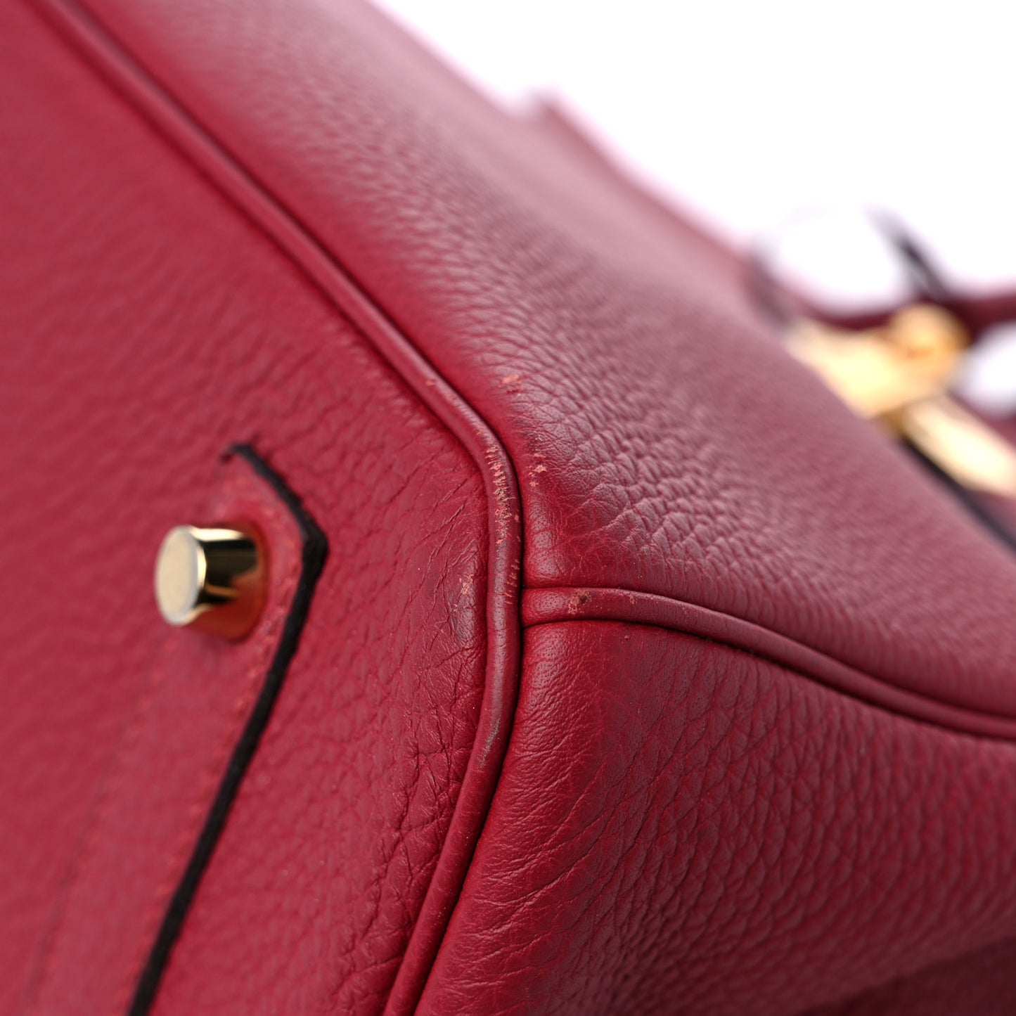 Togo Birkin 35 Rouge Grenat